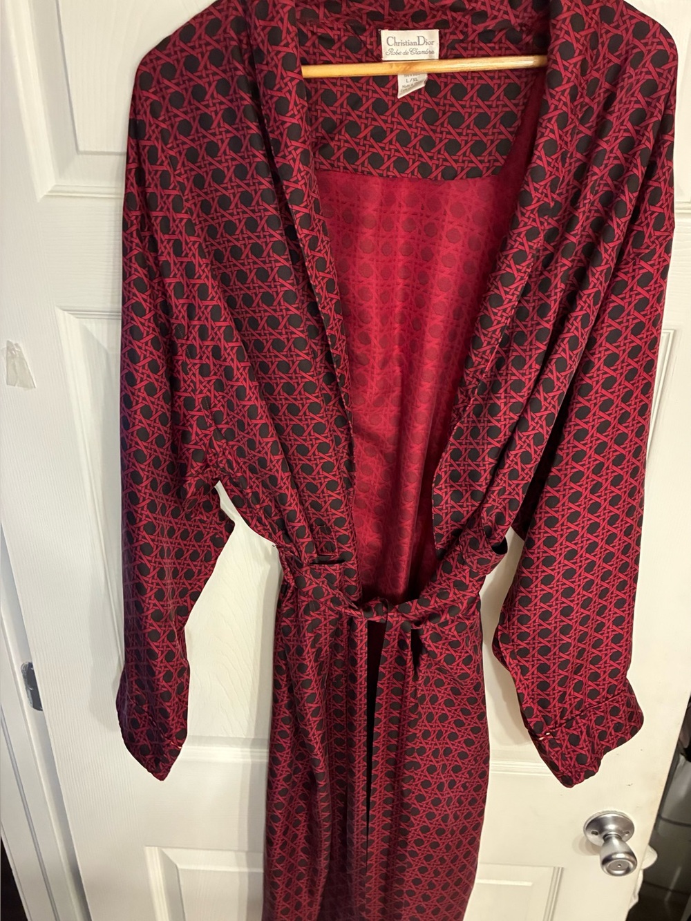 Christian Dior Vintage Silk Robe de Chambre